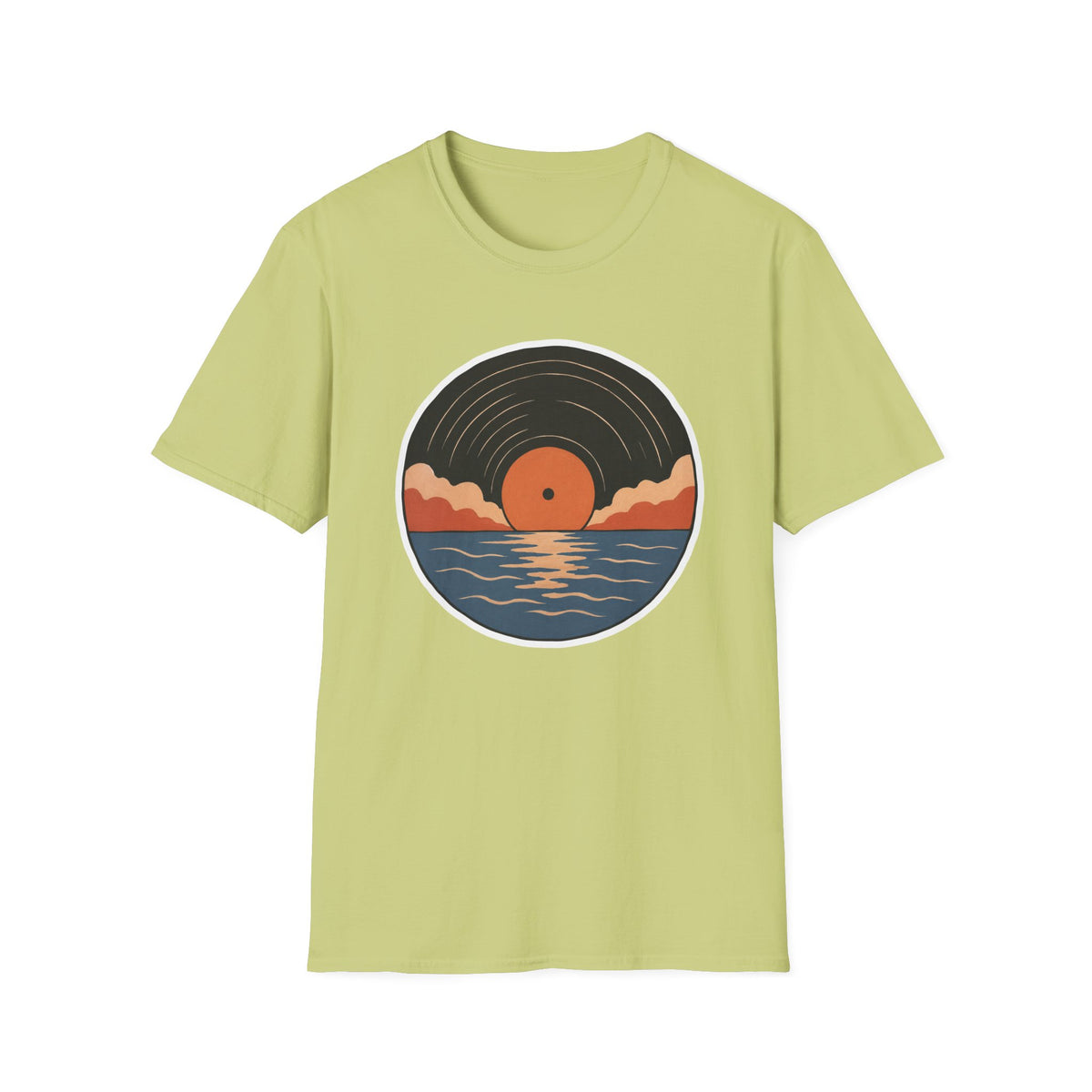 Vinyl Record Sunset T-Shirt