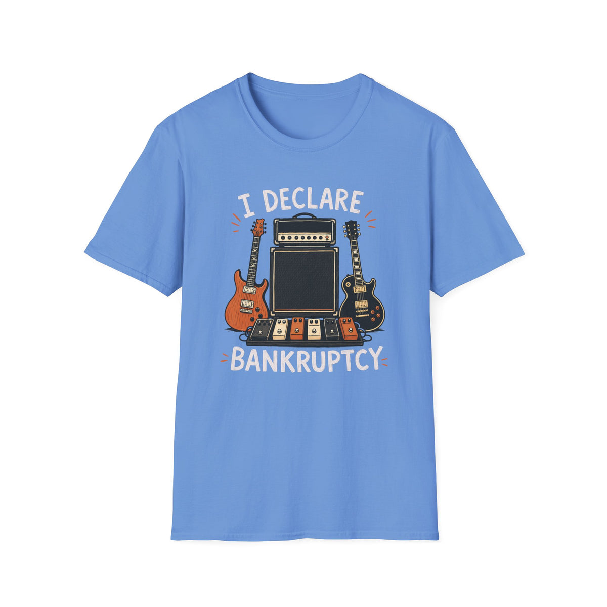 I Declare Bankruptcy Guitar T-Shirt