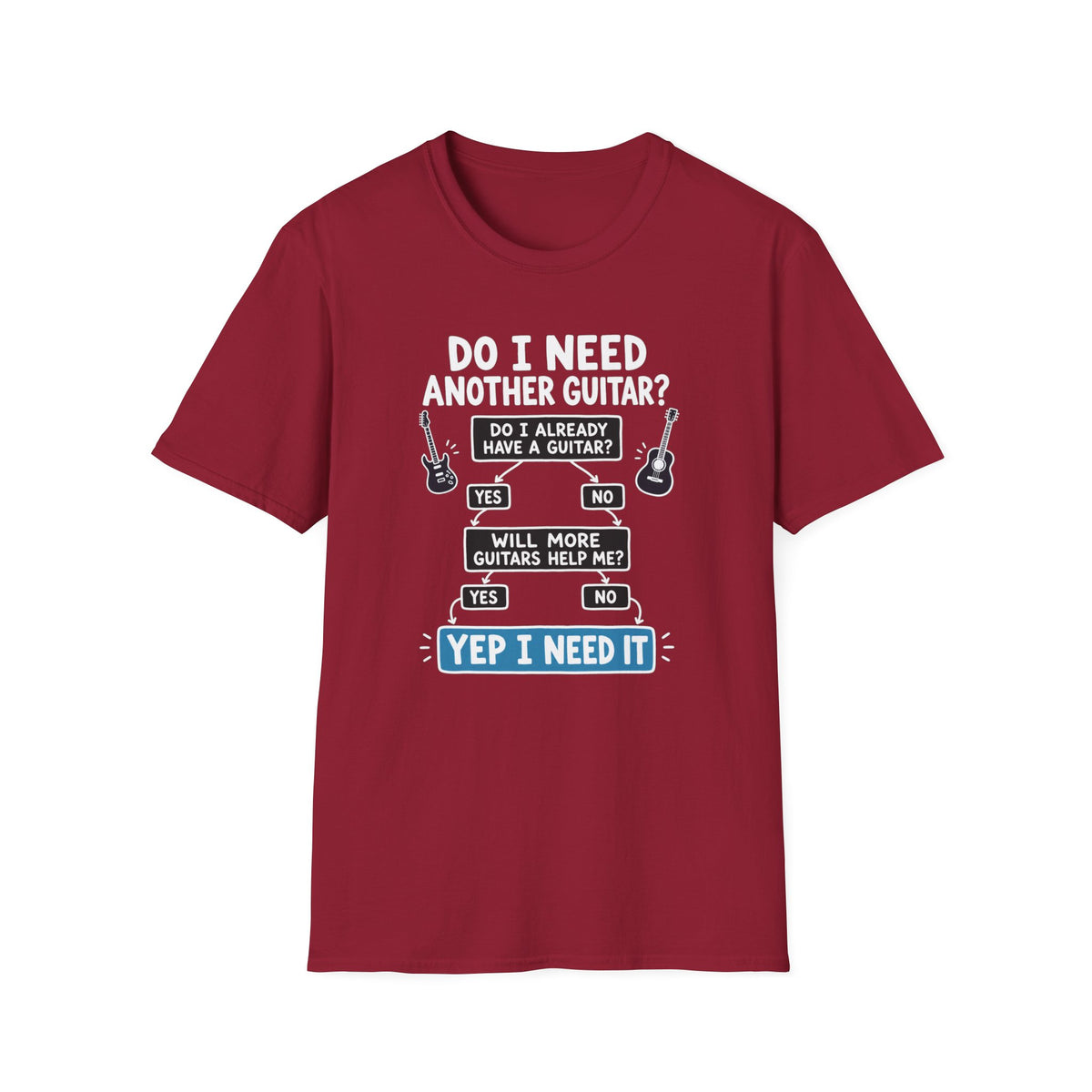 Guitar Flowchart T‑Shirt