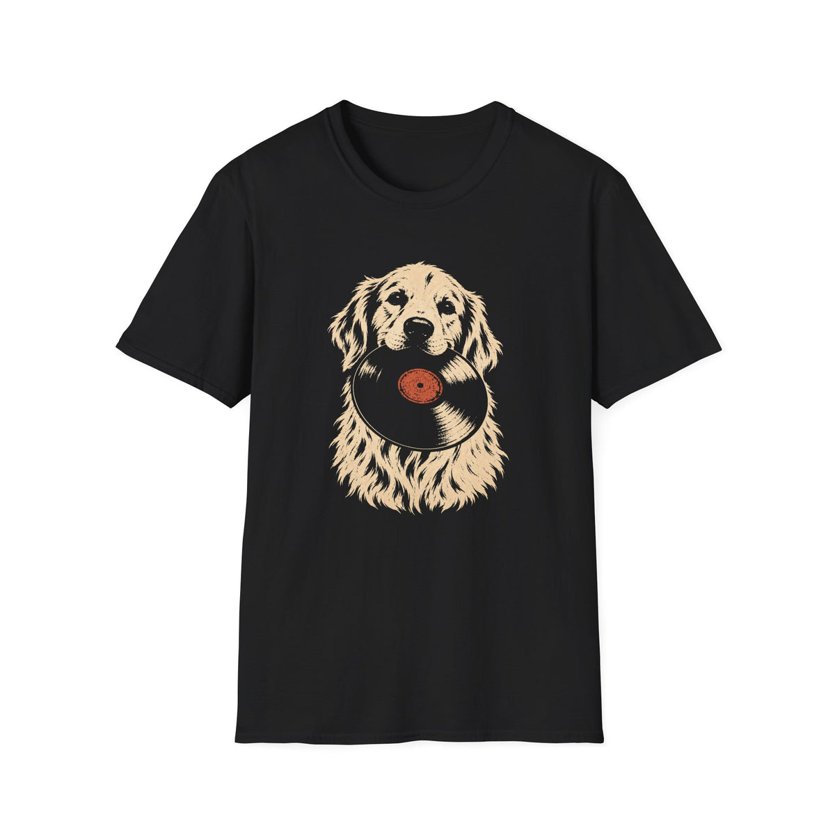 Vinyl Record Dog T-Shirt