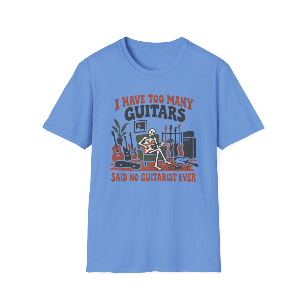 Too Many Guitars T‑Shirt