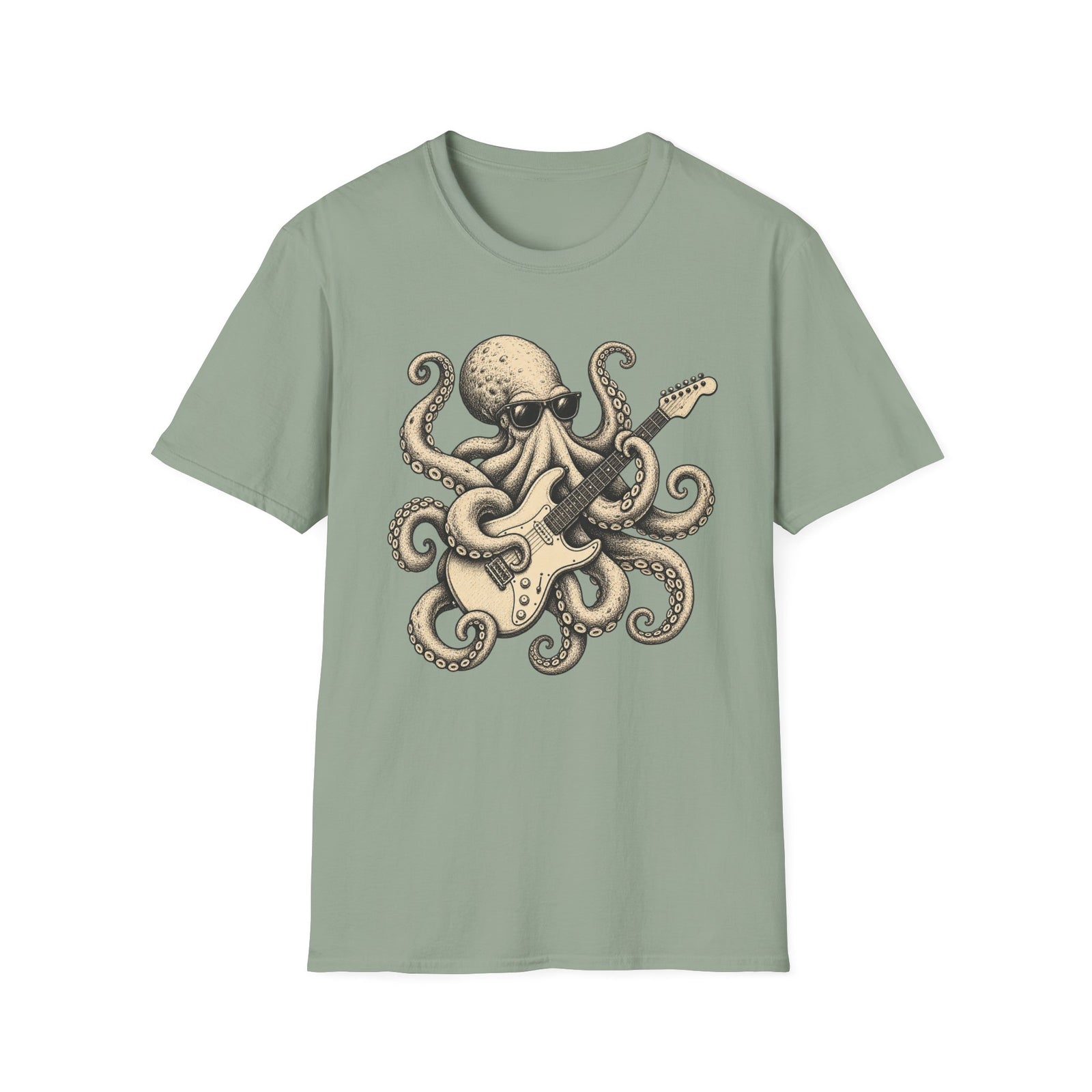 Octopus Guitar T-Shirt