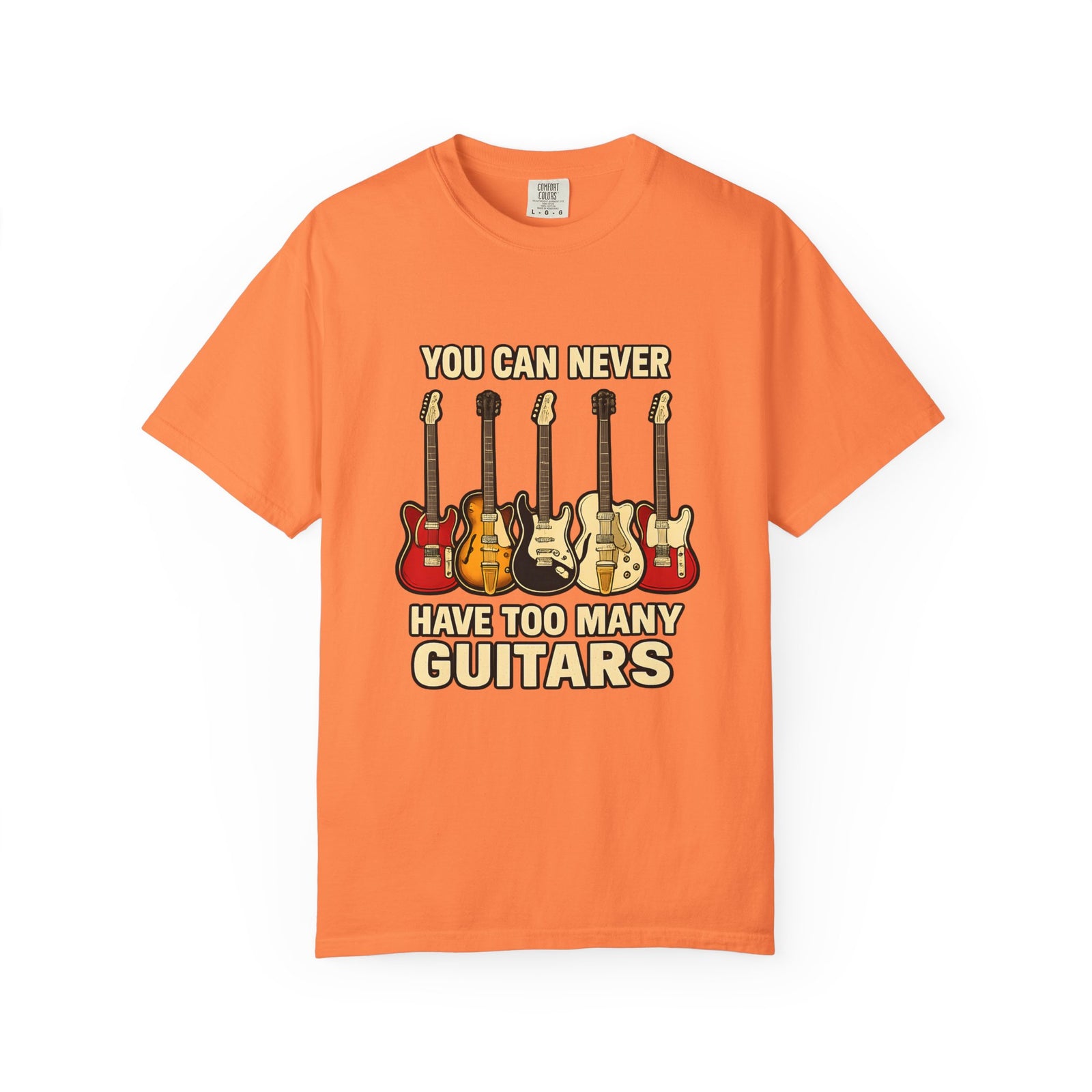 Too Many Guitars T‑Shirt