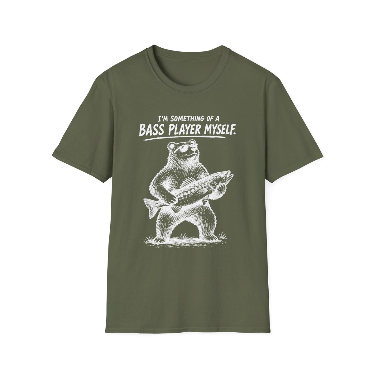 Bass Player Bear T-Shirt