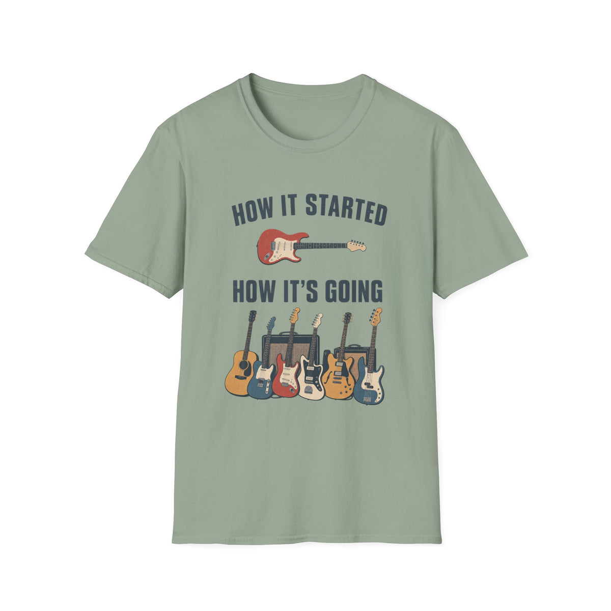 How It Started Guitar T-Shirt