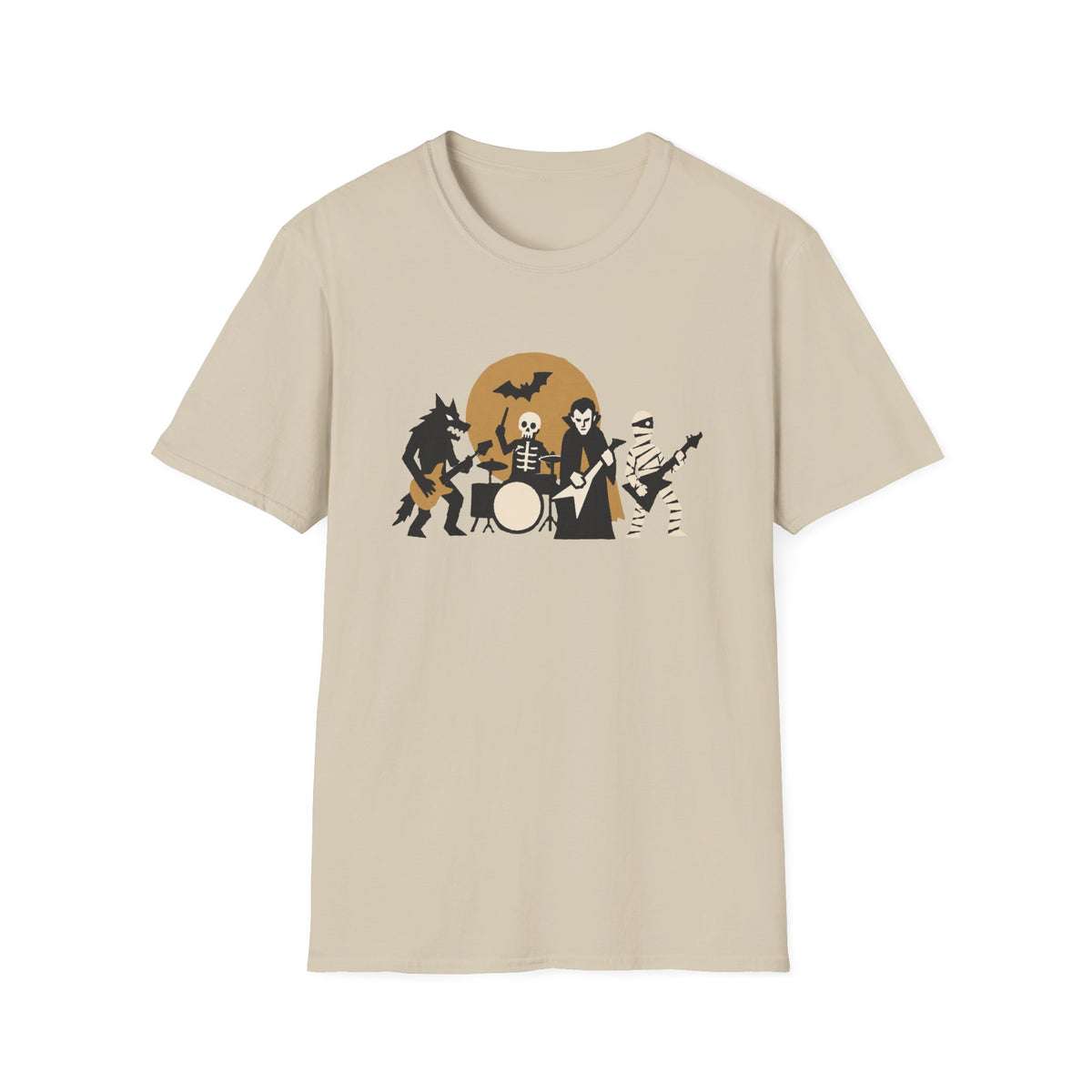Halloween Monster Band T-Shirt