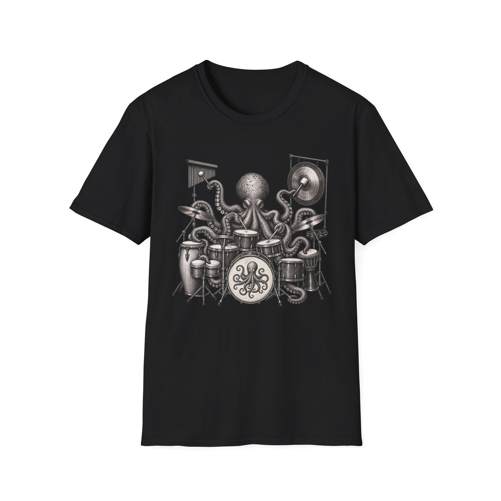 Octopus Drummer T-Shirt
