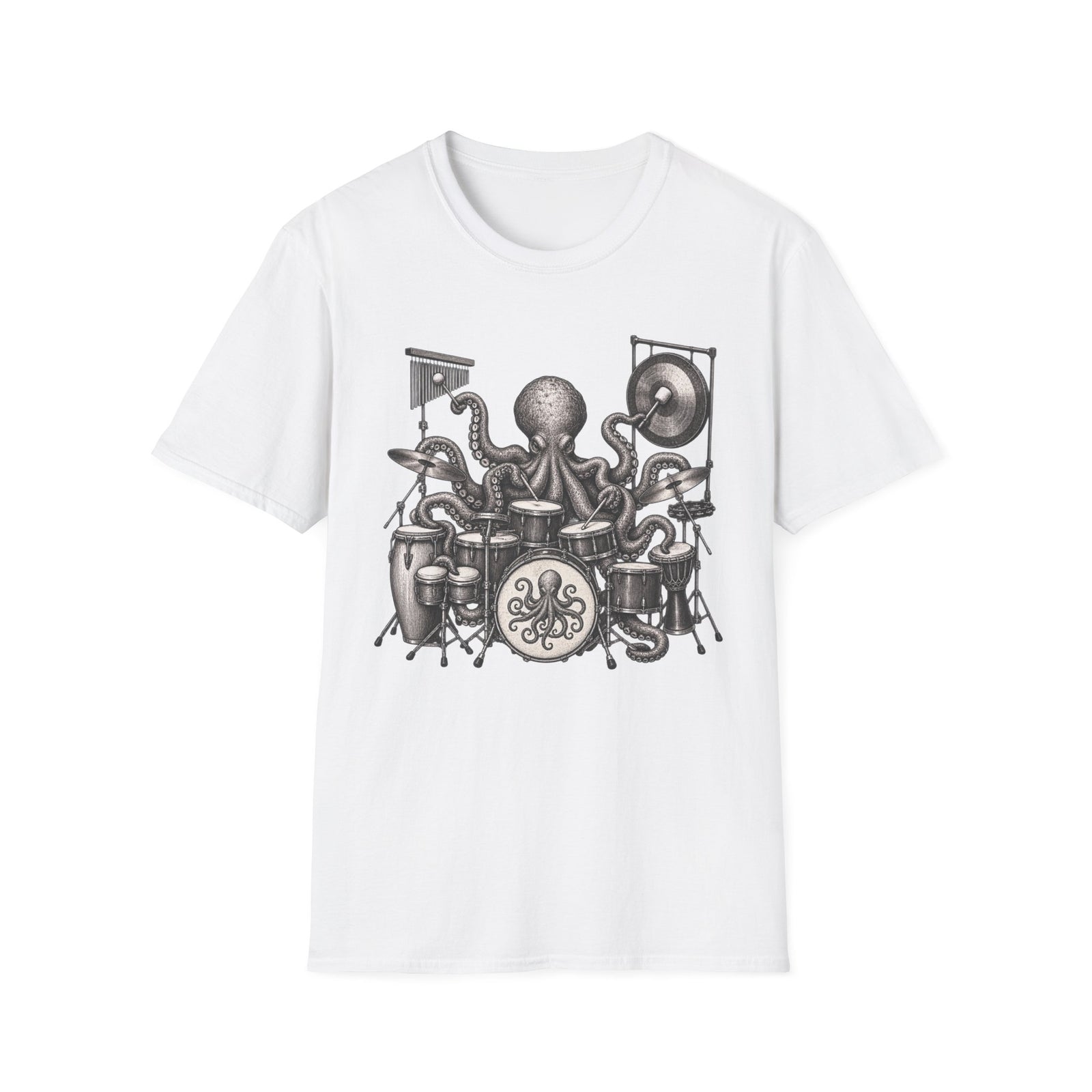 Octopus Drummer T-Shirt
