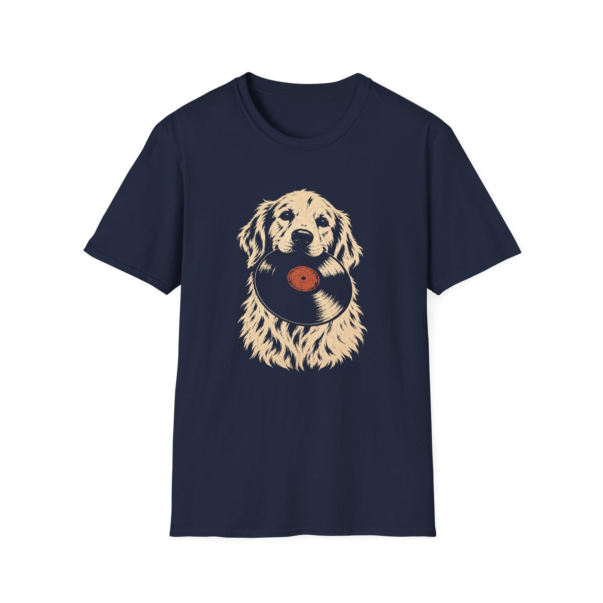 Vinyl Record Dog T-Shirt
