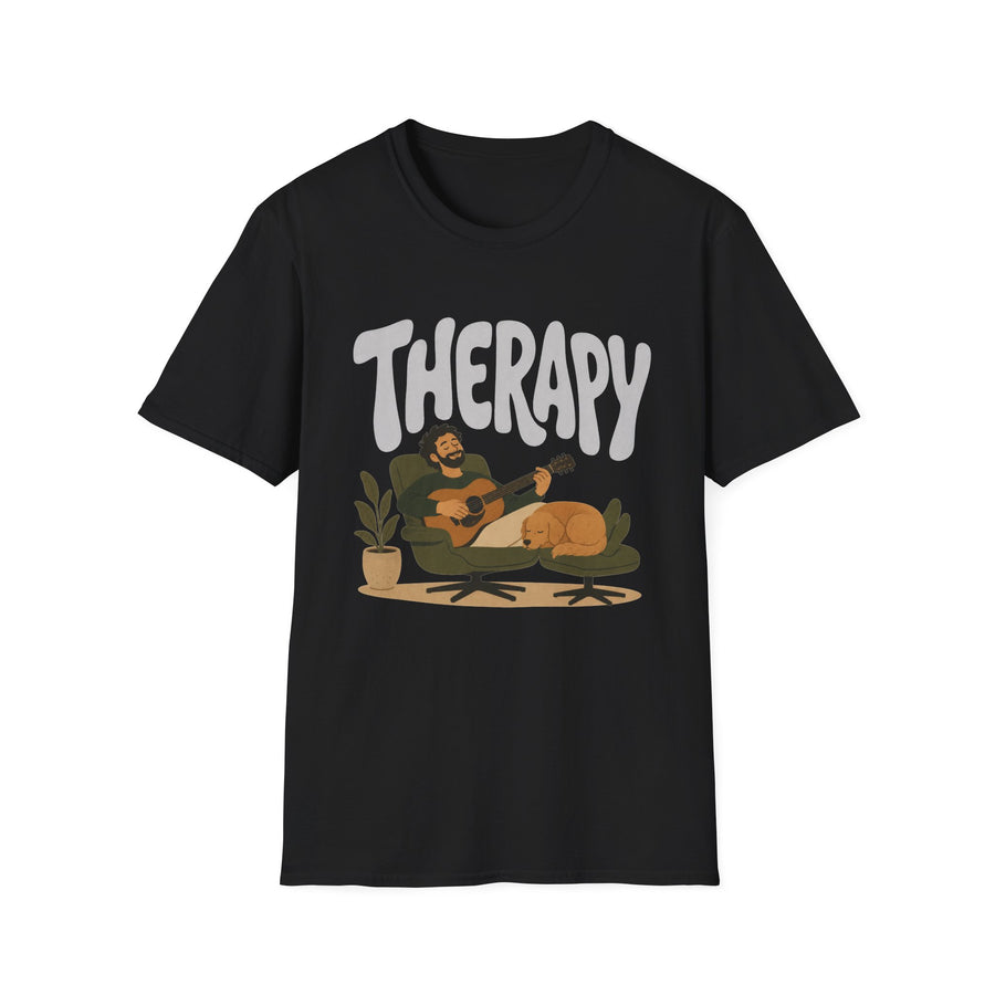 Therapy Guitar & Dog T-Shirt