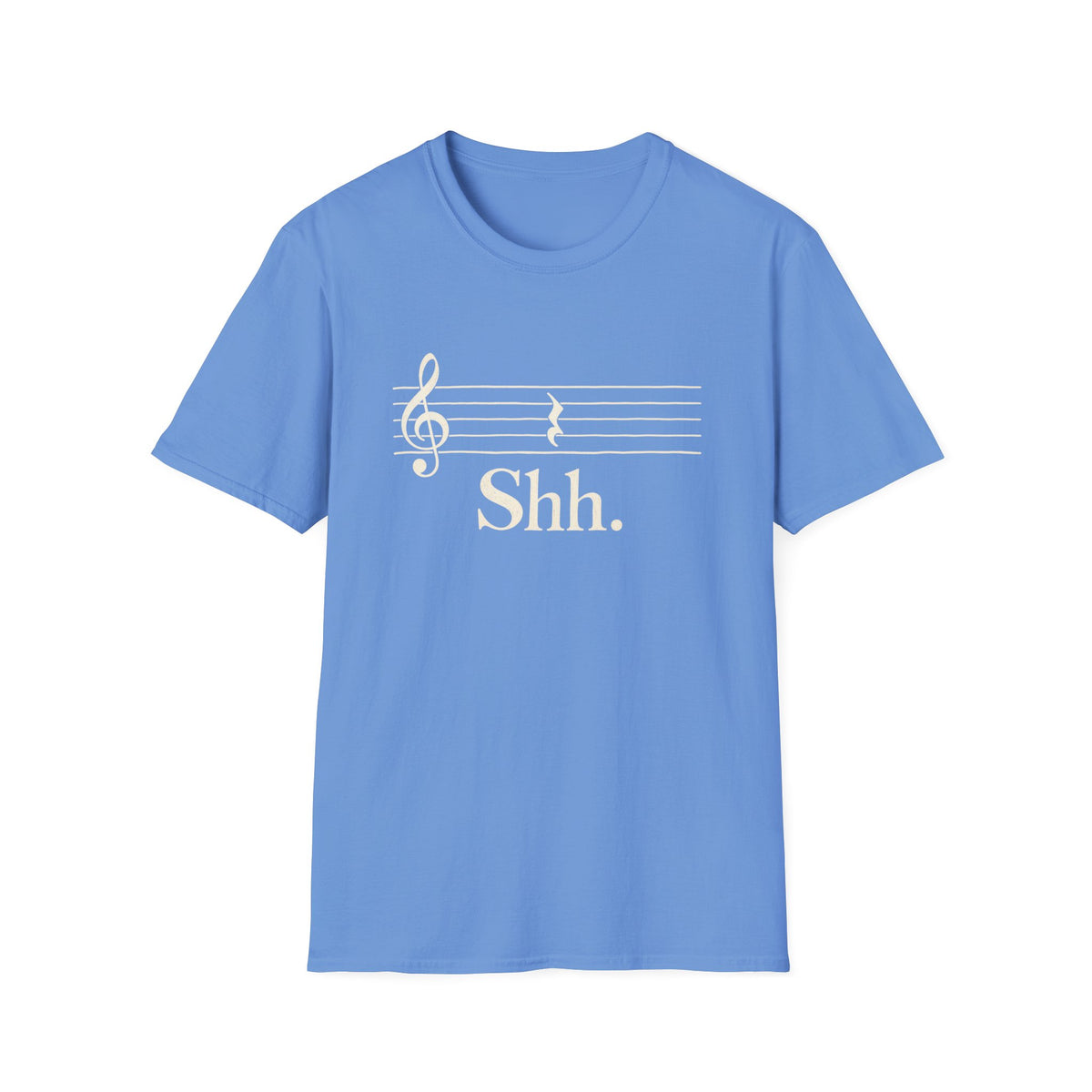 Shh Music Staff T‑Shirt