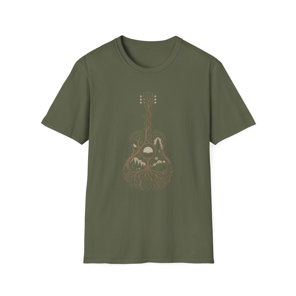 Nature Guitar T‑Shirt