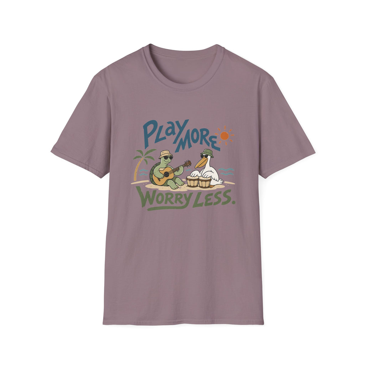 Play More Worry Less T-Shirt