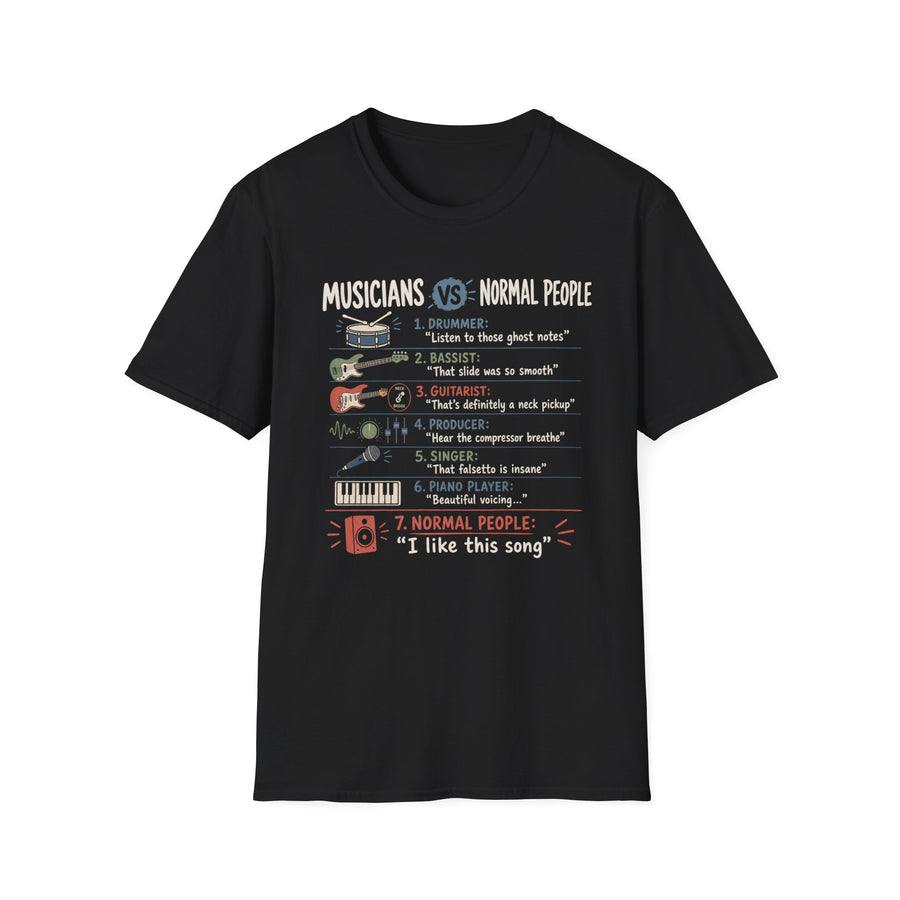 Musicians vs Normal People T-Shirt