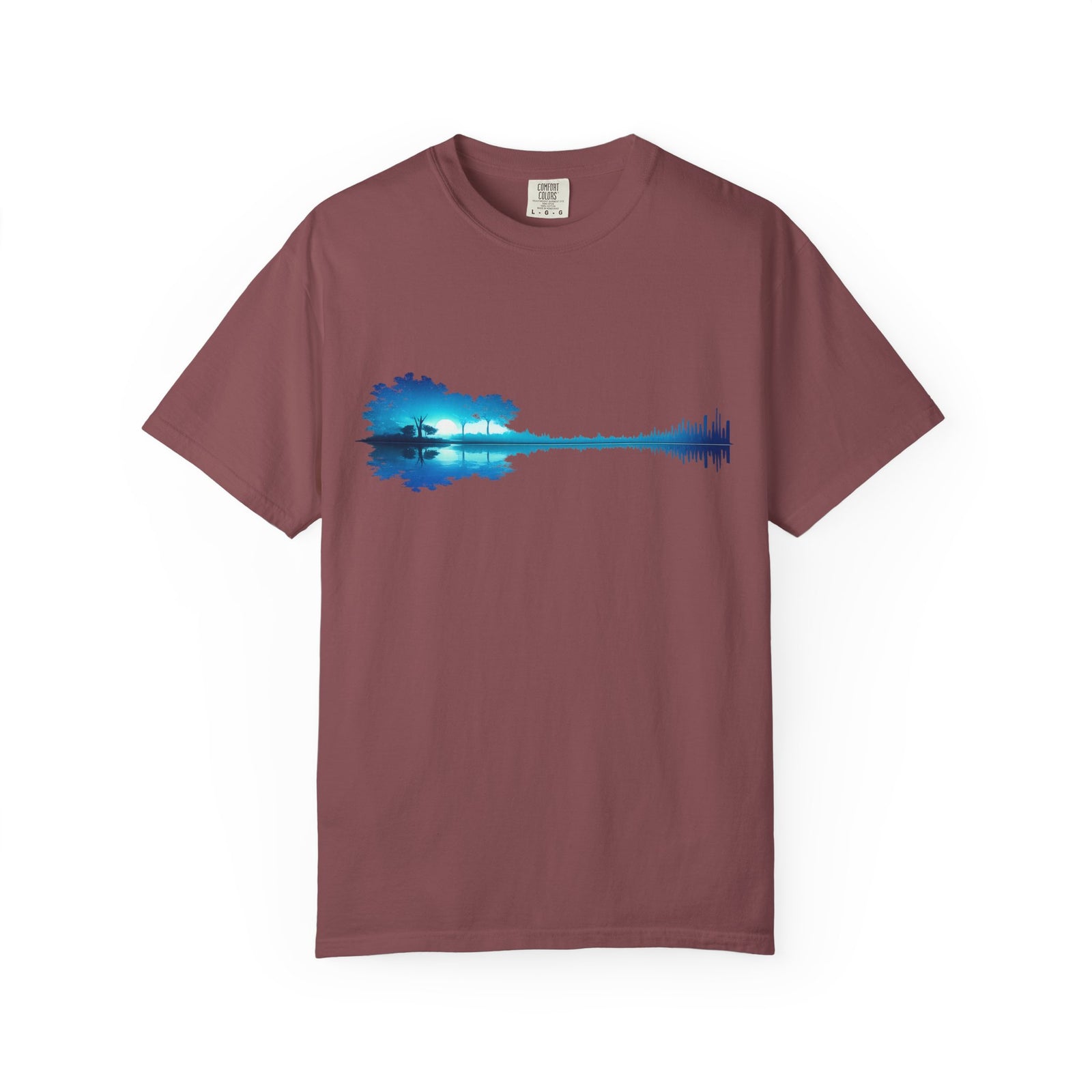Guitar Soundwave Nature T-Shirt