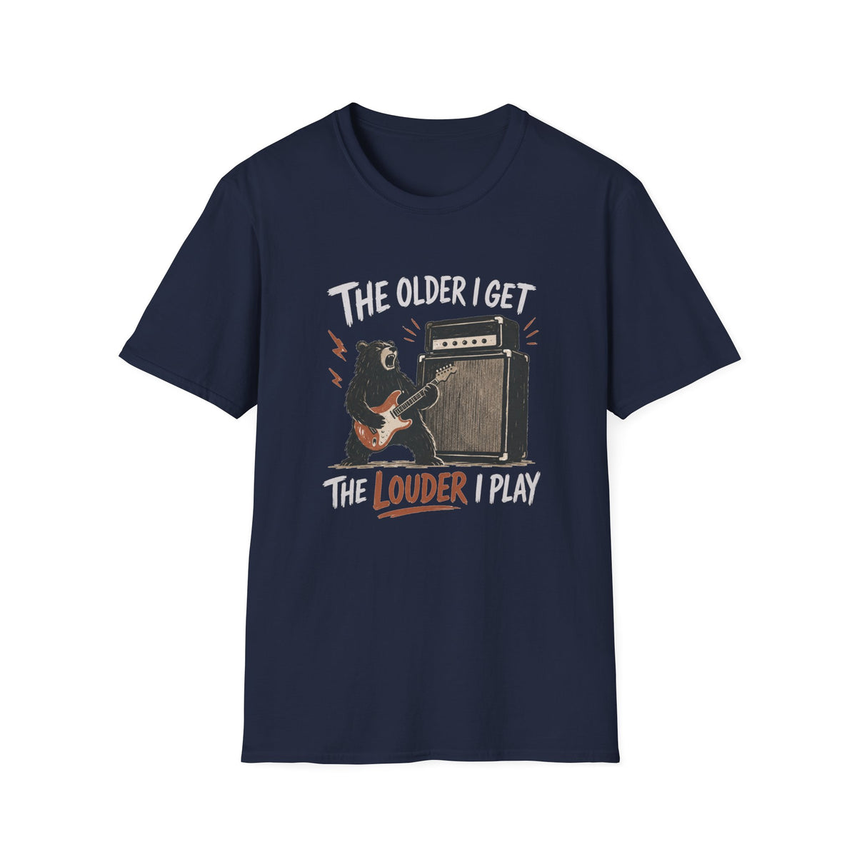 The Older I Get The Louder I Play T-Shirt