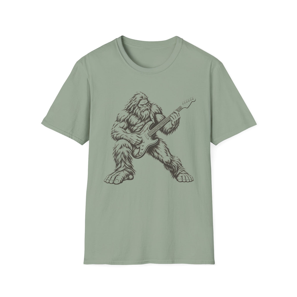 Guitar-Playing Sasquatch T-Shirt