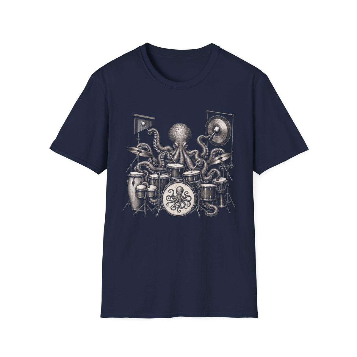 Octopus Drummer T-Shirt