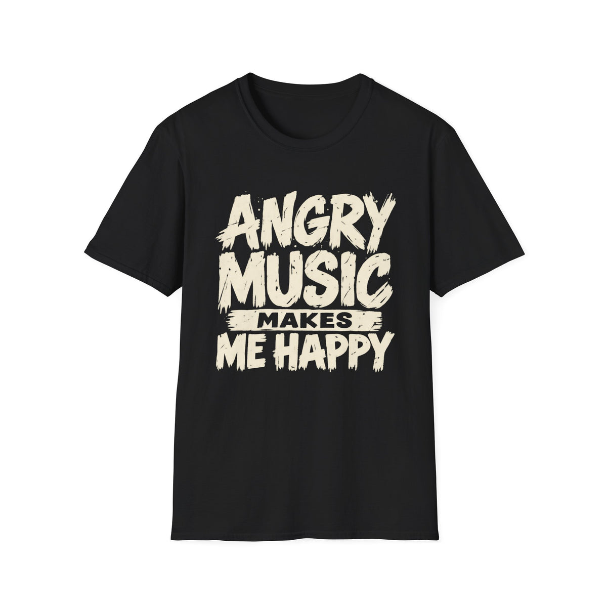 Angry Music Makes Me Happy T-Shirt