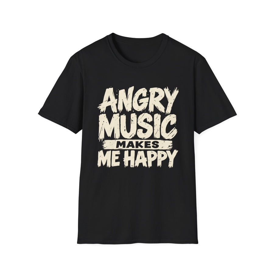 Angry Music Makes Me Happy T-Shirt