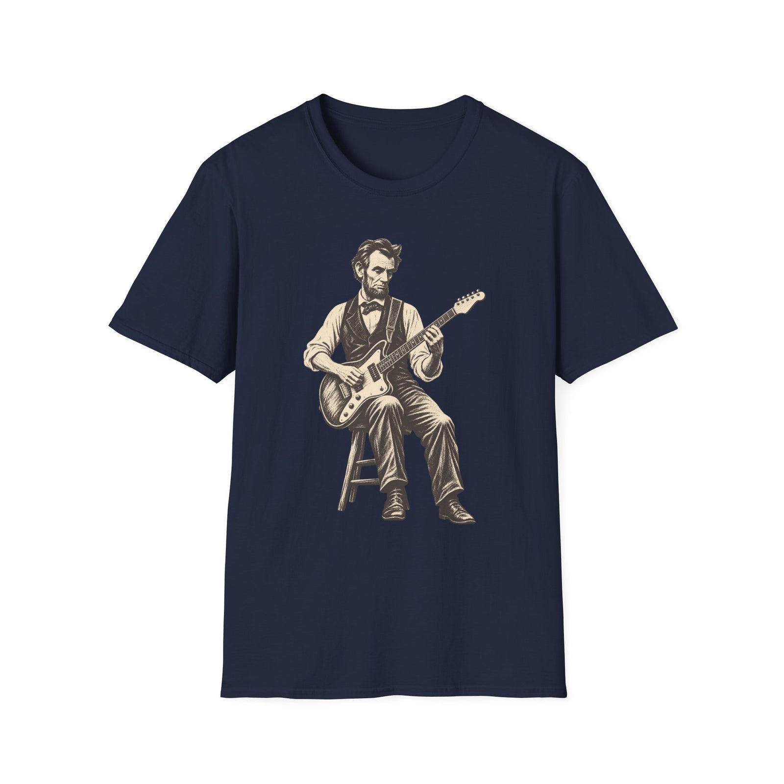 Abraham Lincoln Guitar T-Shirt