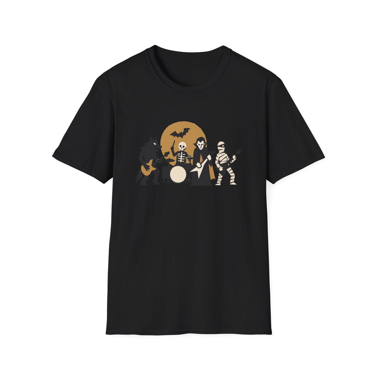 Halloween Monster Band T-Shirt