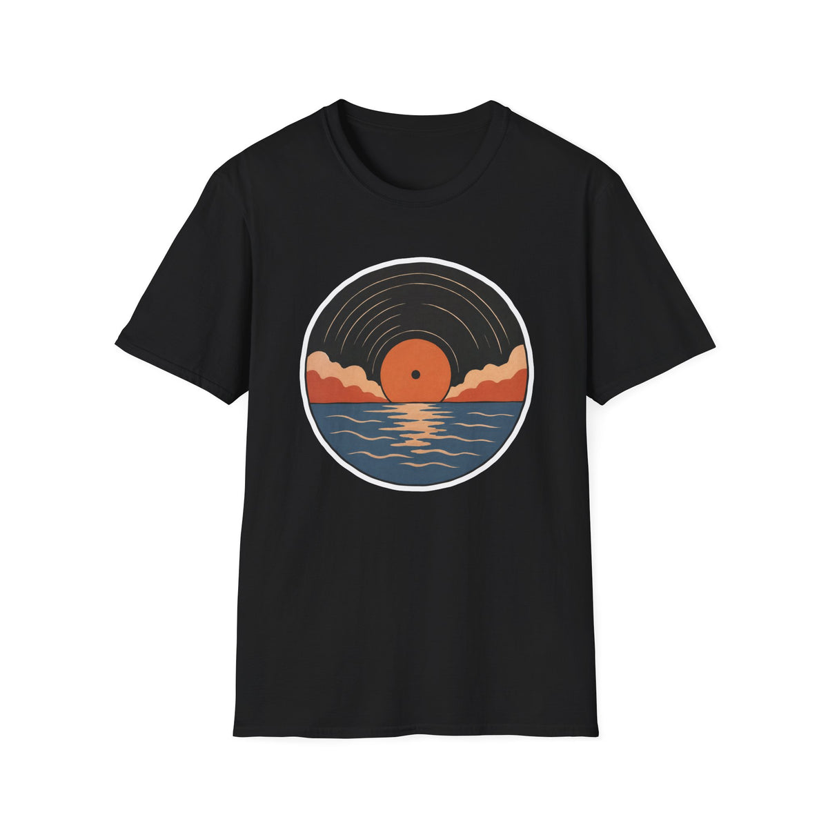 Vinyl Record Sunset T-Shirt