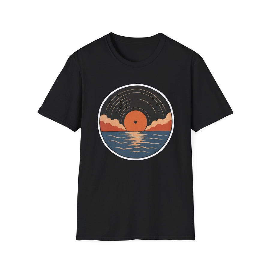 Vinyl Record Sunset T-Shirt