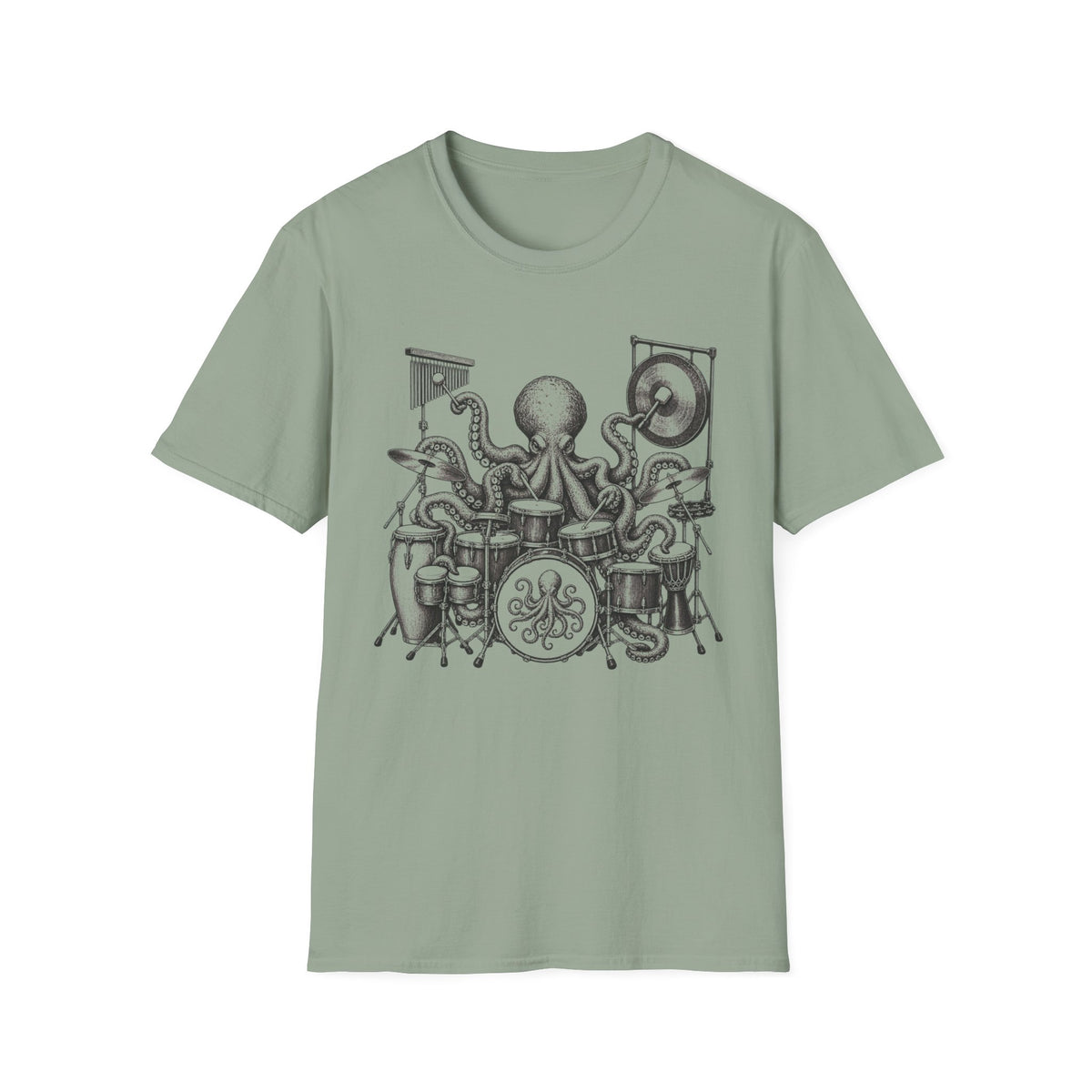 Octopus Drummer T-Shirt