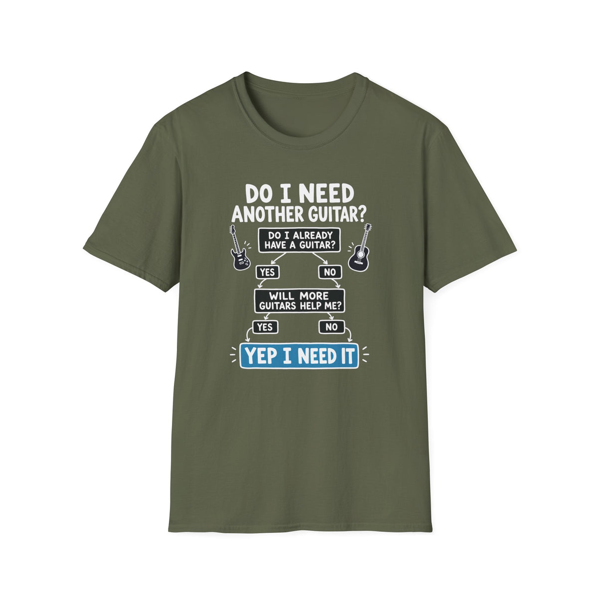 Guitar Flowchart T‑Shirt