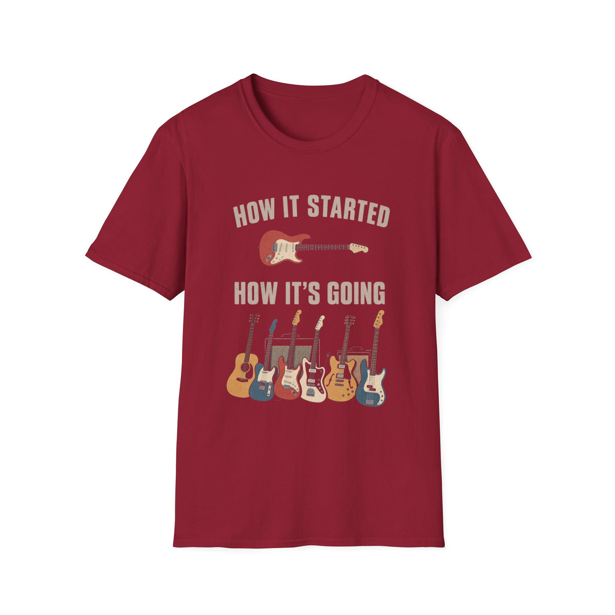 How It Started Guitar T-Shirt
