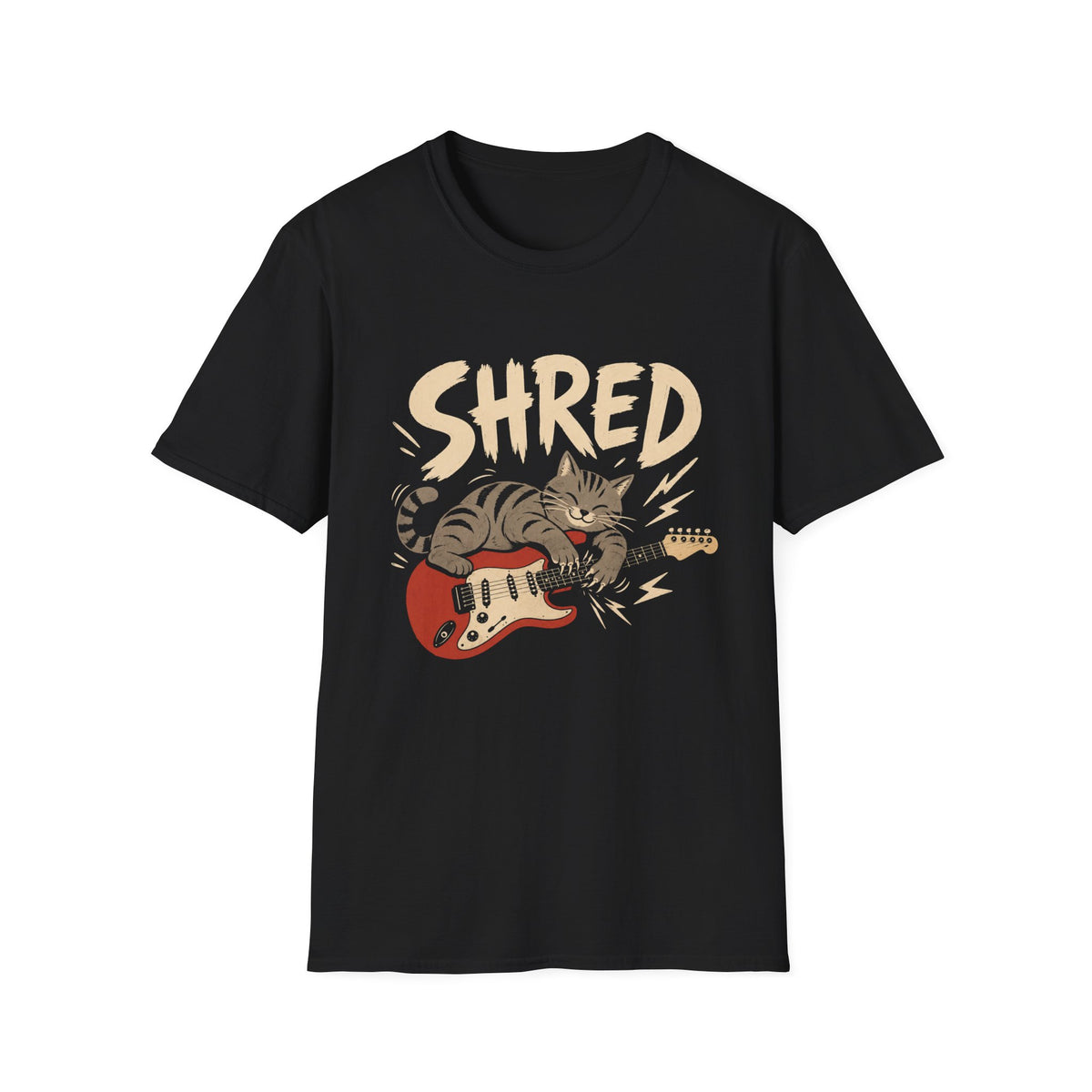 Shred Guitar Cat T-Shirt