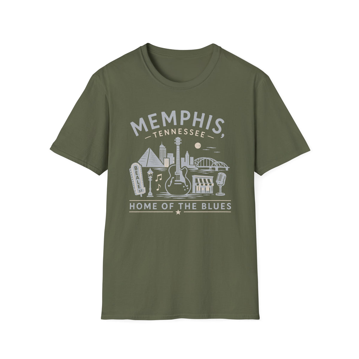Memphis Home Of The Blues T-Shirt