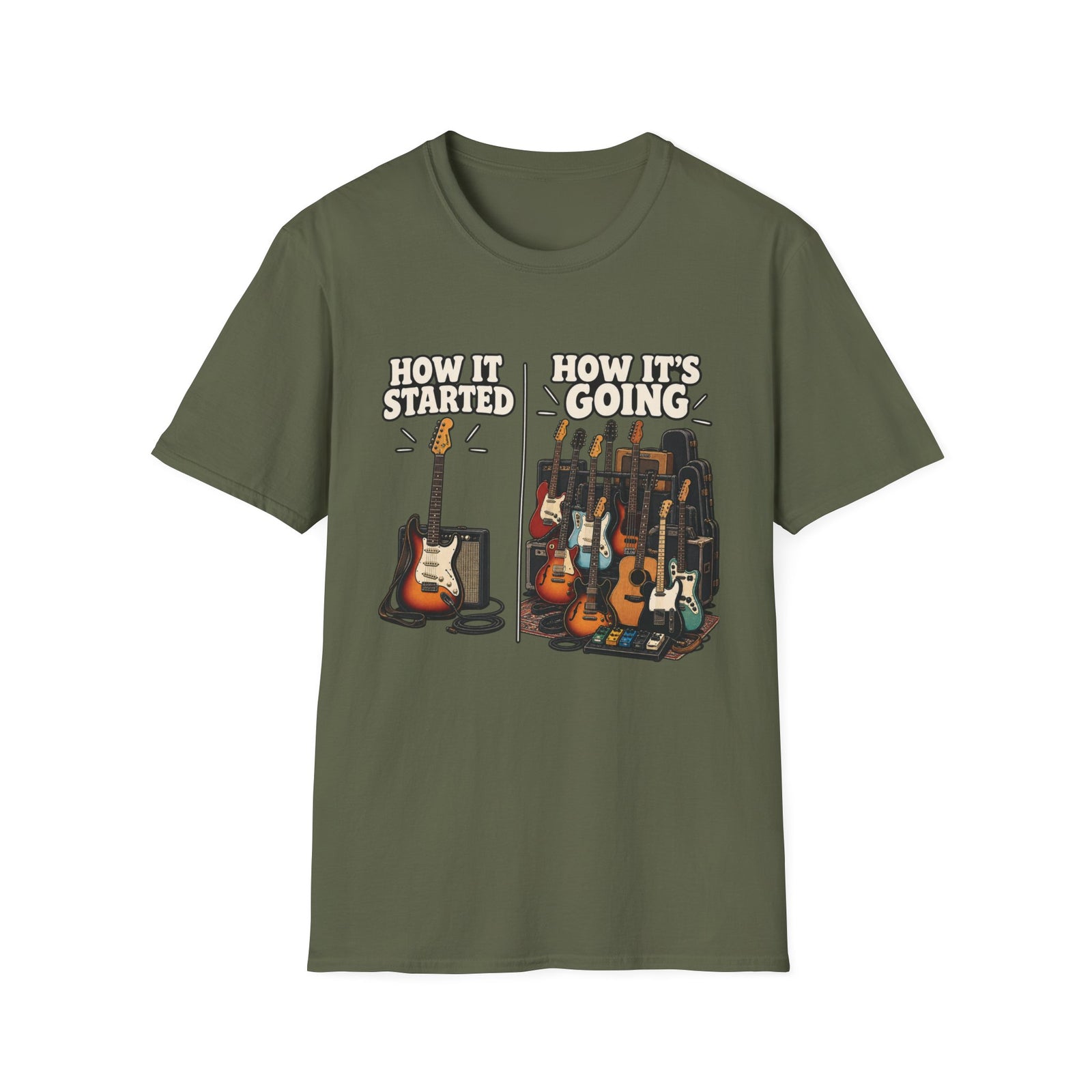 How It Started Guitar T-Shirt
