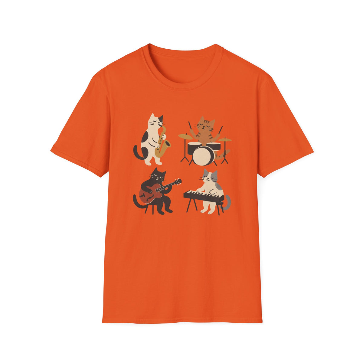 Cat Band T-Shirt