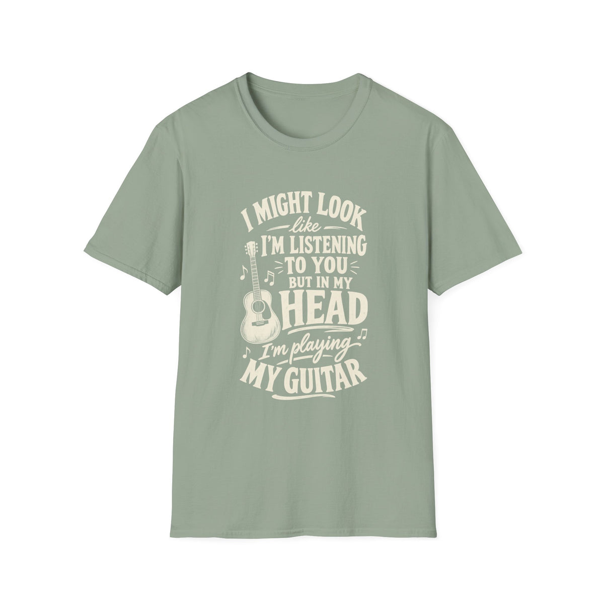 In My Head I'm Playing Guitar T‑Shirt