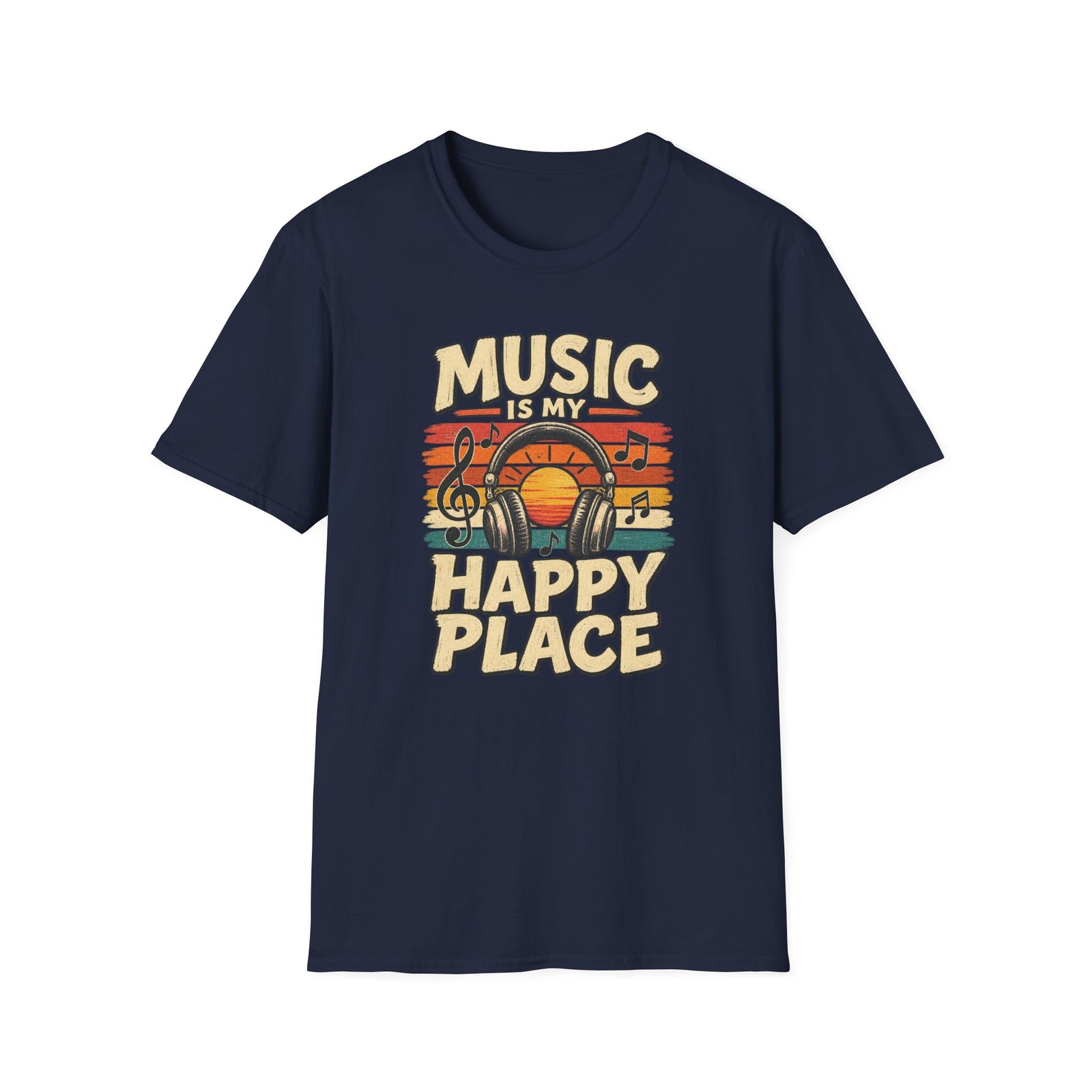 Music Is My Happy Place T-Shirt