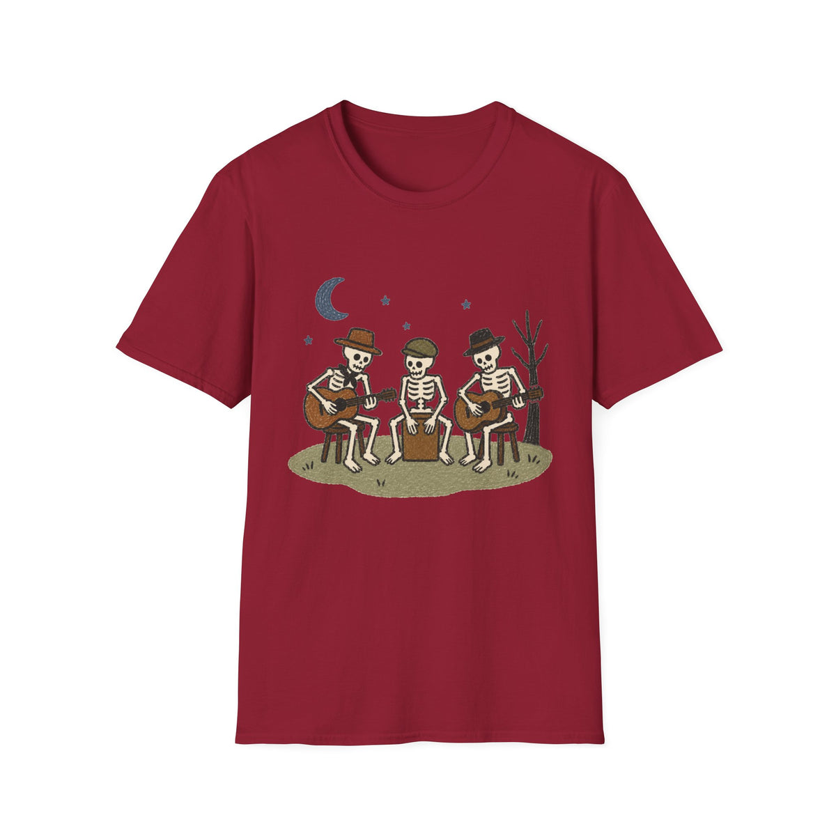Skeleton Band T‑Shirt