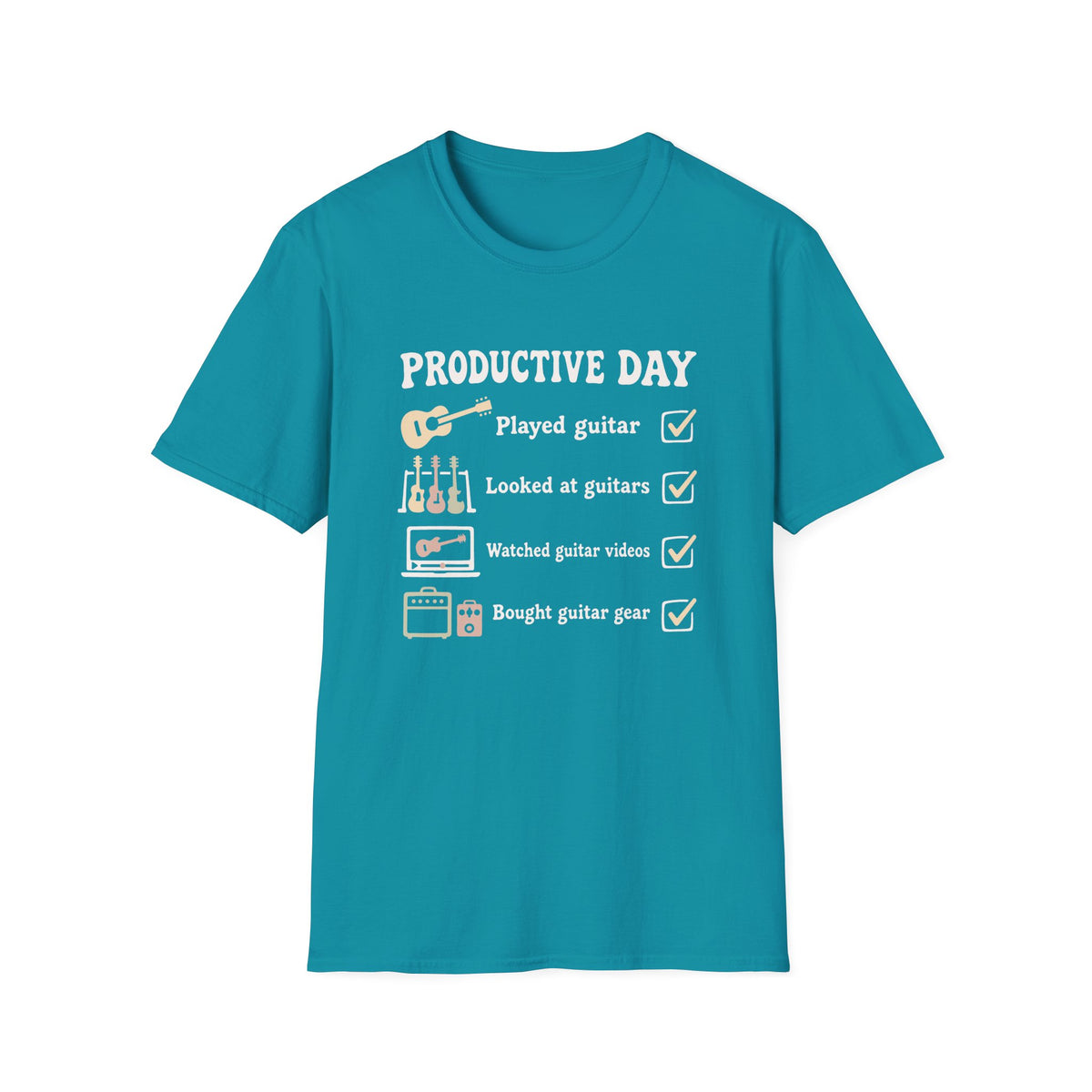 Guitar Productive Day T-Shirt