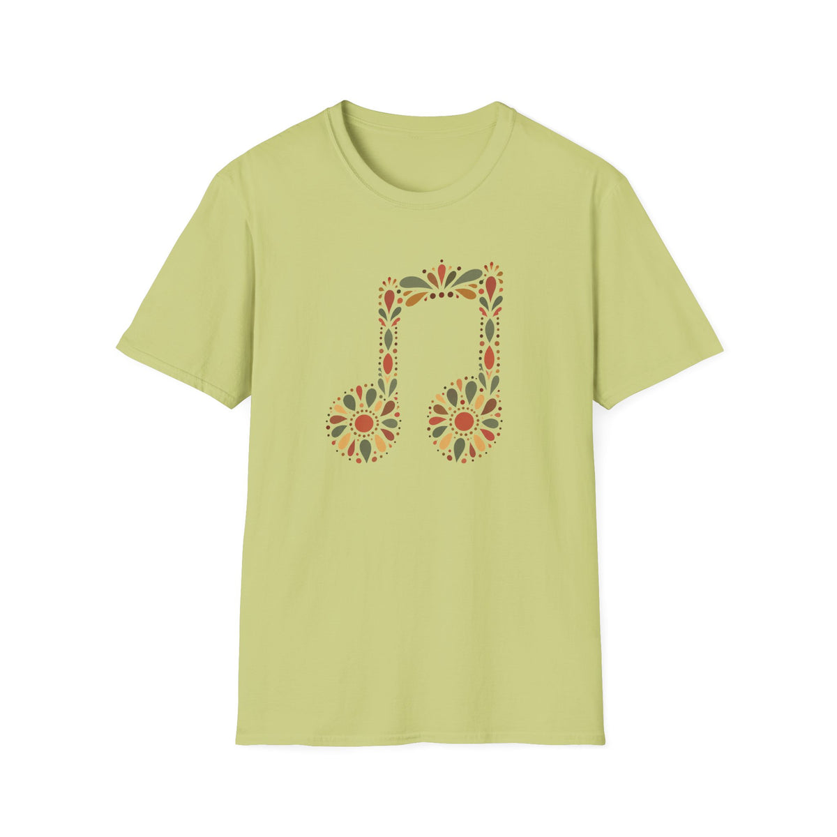 Floral Headphones T‑Shirt