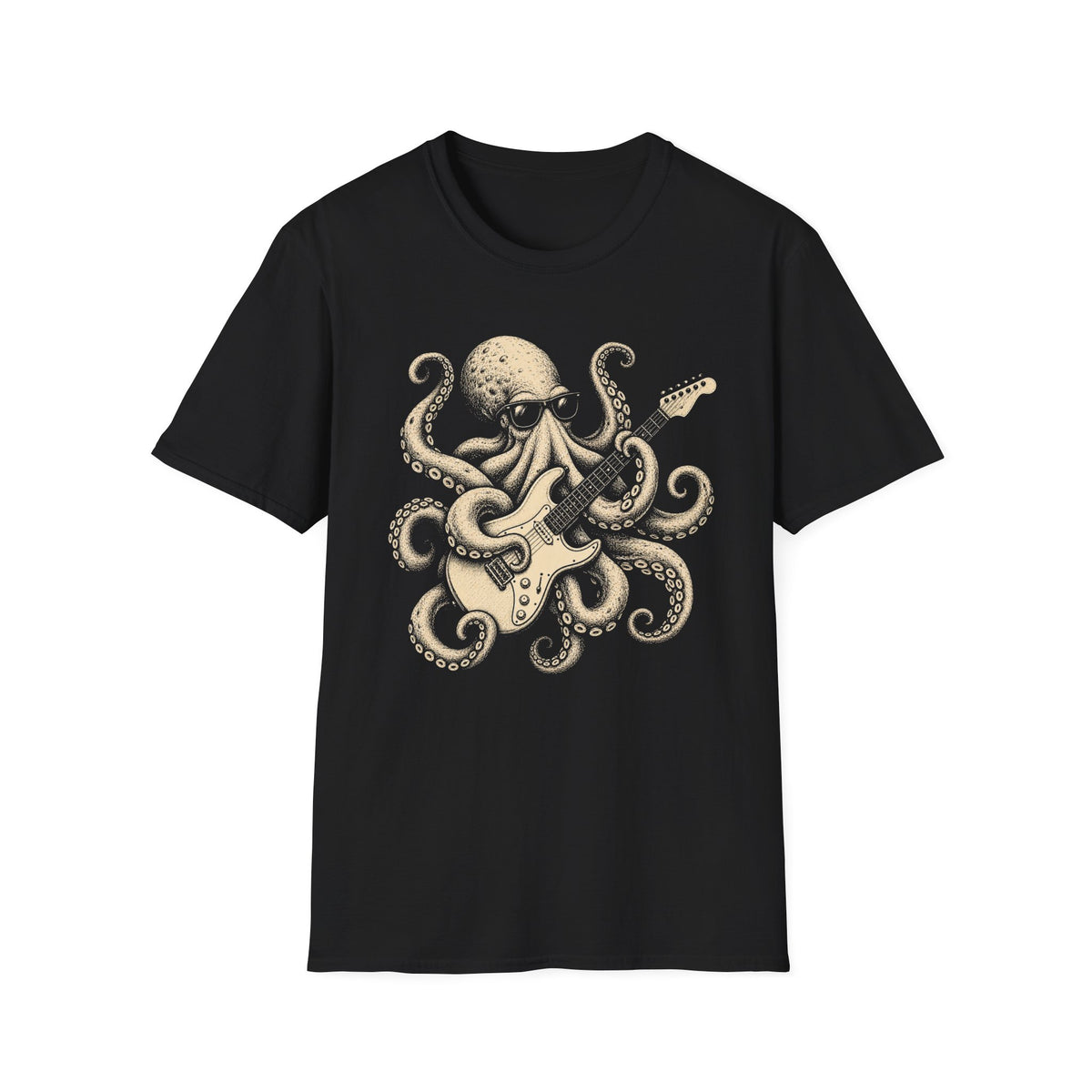 Octopus Guitar T-Shirt