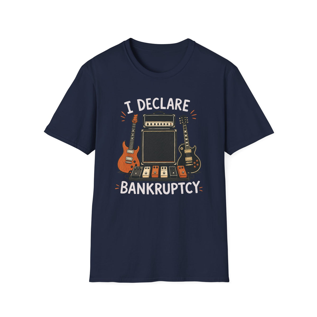 I Declare Bankruptcy Guitar T-Shirt