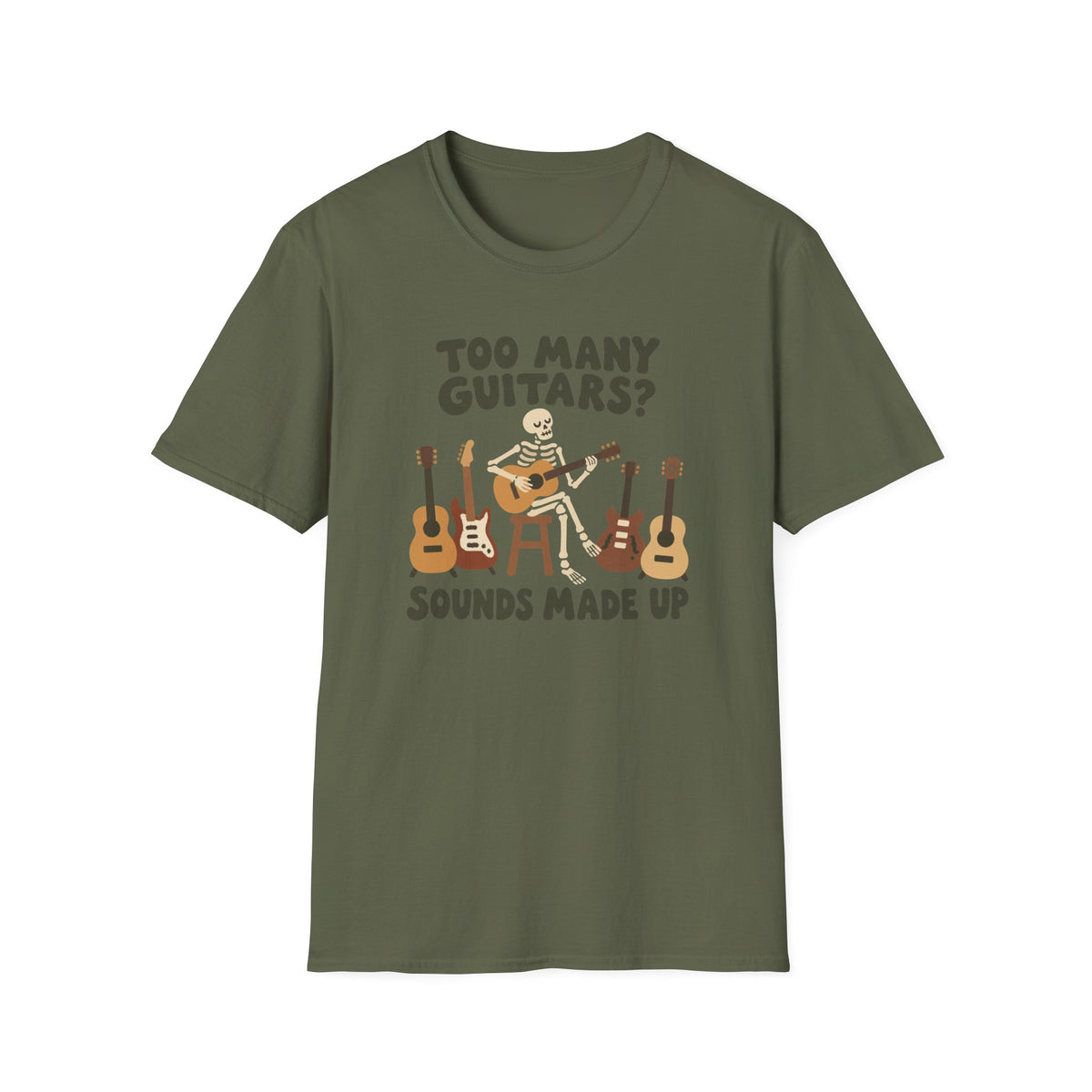 Too Many Guitars T-Shirt