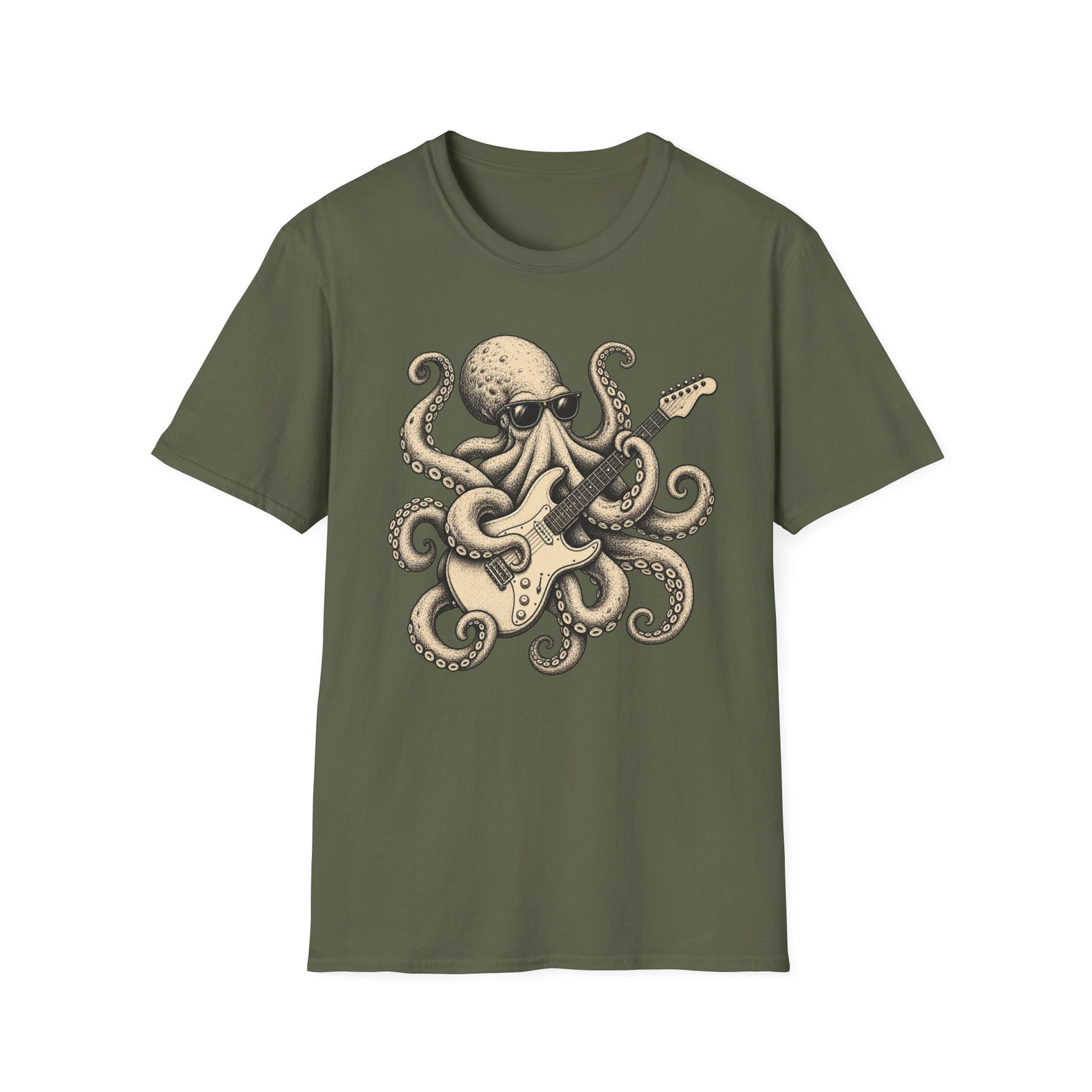 Octopus Guitar T-Shirt