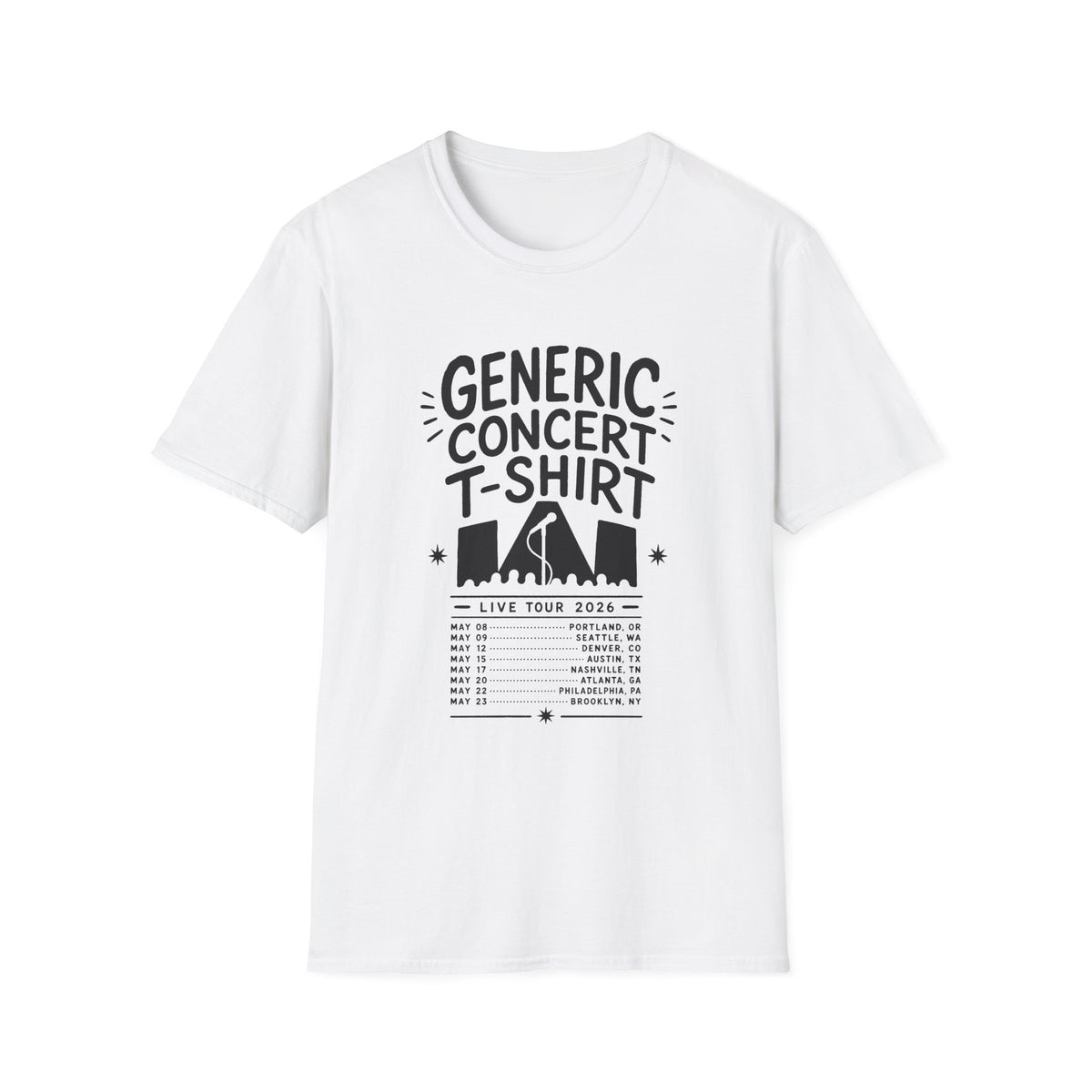 Generic Concert T‑Shirt
