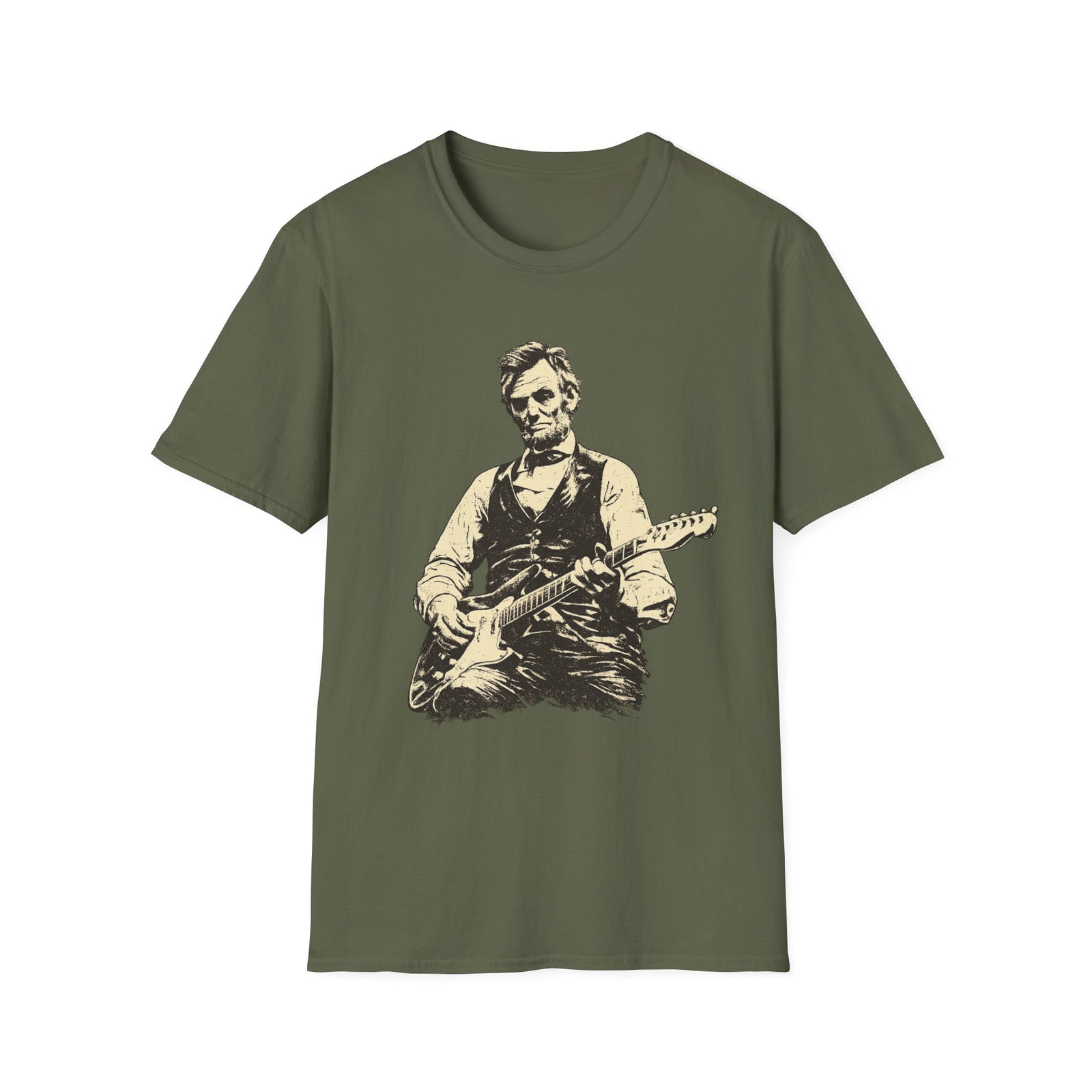 Abraham Lincoln Guitarist T-Shirt
