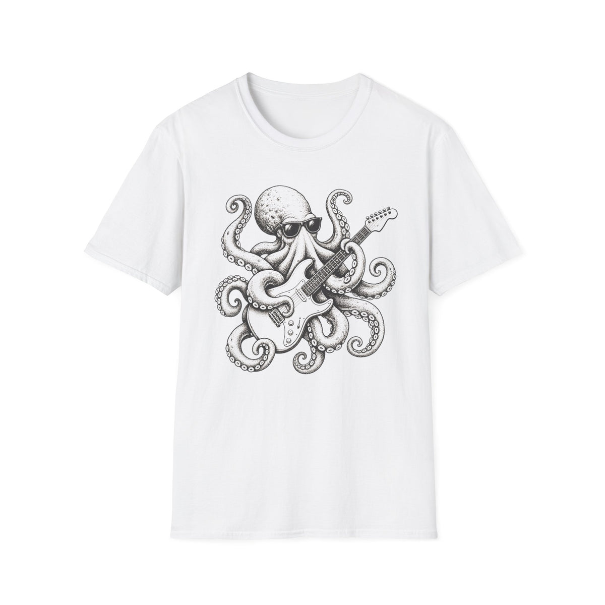 Octopus Guitar T-Shirt