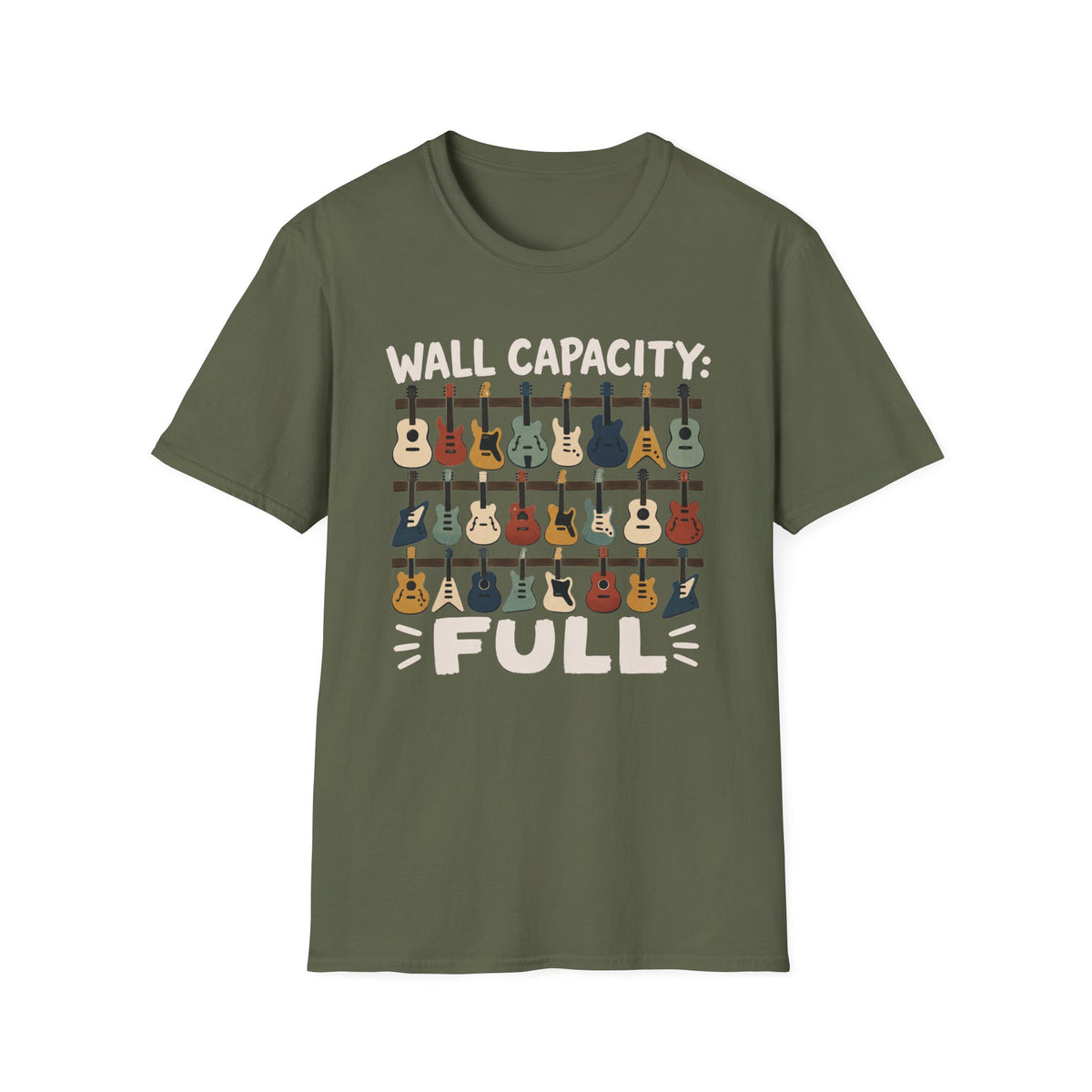 Guitar Wall Capacity T‑Shirt