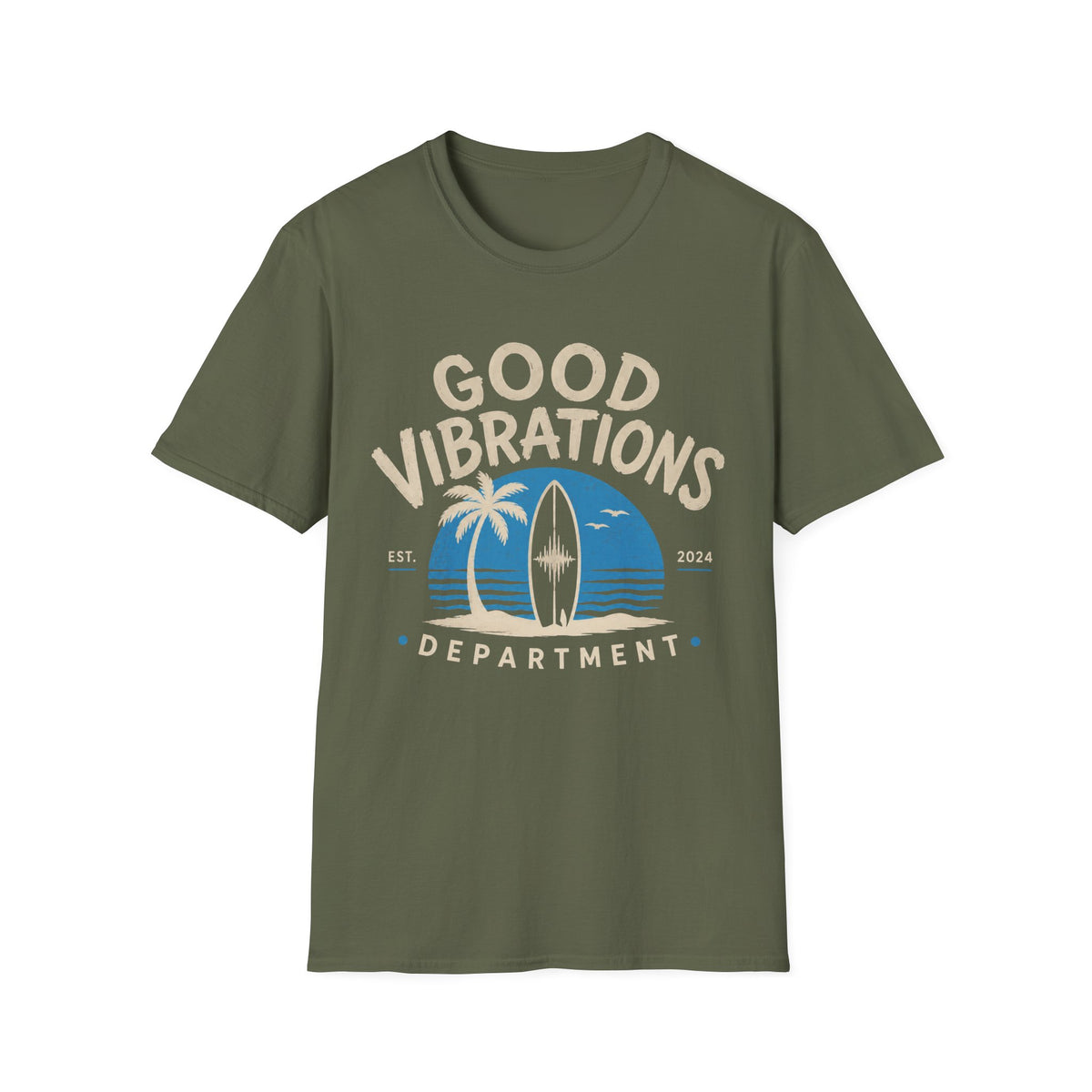 Good Vibrations Surf Music T-Shirt