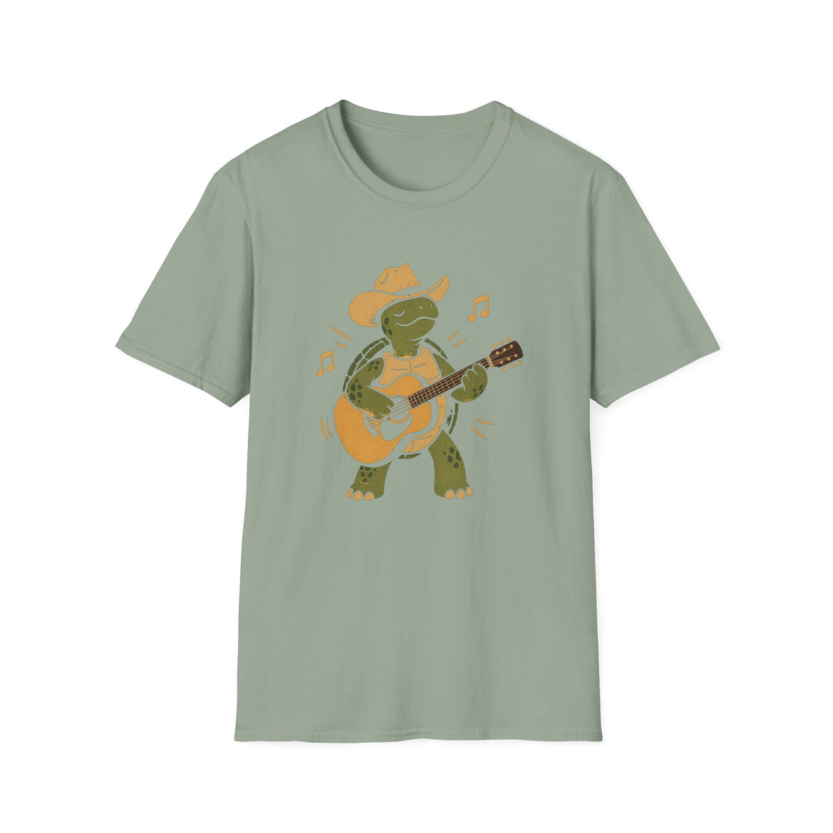 Turtle Playing Guitar T‑Shirt